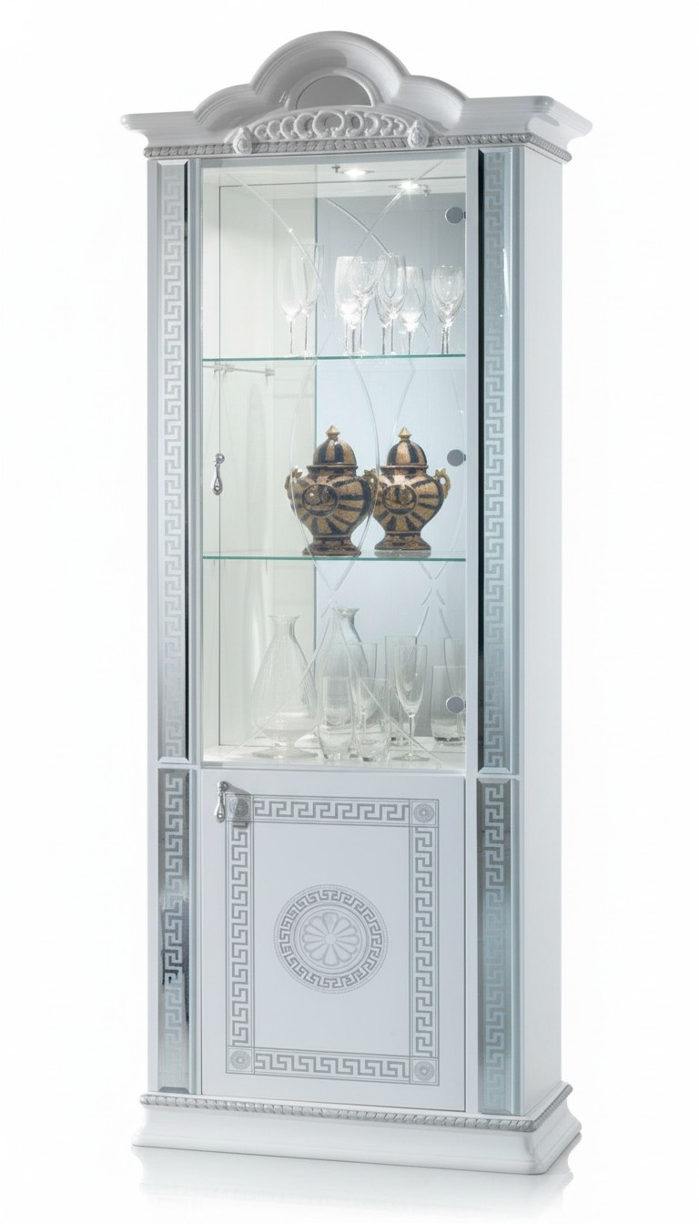 Hochwertige Vitrine Vitrinen Luxus Schrank Holz Italienische Stil MÃ¶bel Glas