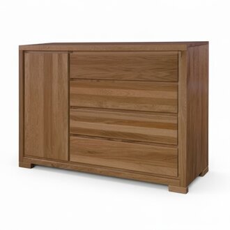 Holz Design Kommoden Kommode Schrank Hochschrank Anrichte Schubladen Sideboard