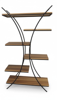 Holzregal BÃ¼cherregal Wandregal Aktenregal modernes Standregal fÃ¼r BÃ¼ro Zuhause