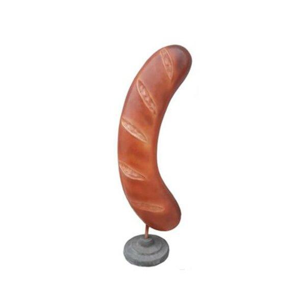 Aufsteller fÃ¼r Laden Bude Restaurant Schild Skulptur WÃ¼rstchen Wurst