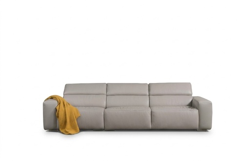 Italienische Designer Dreisitzer Couch Polster Leder Sofa 3er MÃ¶bel