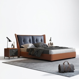 Italienische Designer MÃ¶bel Bett Doppel Schlazimmer 180x200cm Neu