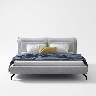 Italienische Designer MÃ¶bel Bett Doppel Schlazimmer 180x200cm Leder