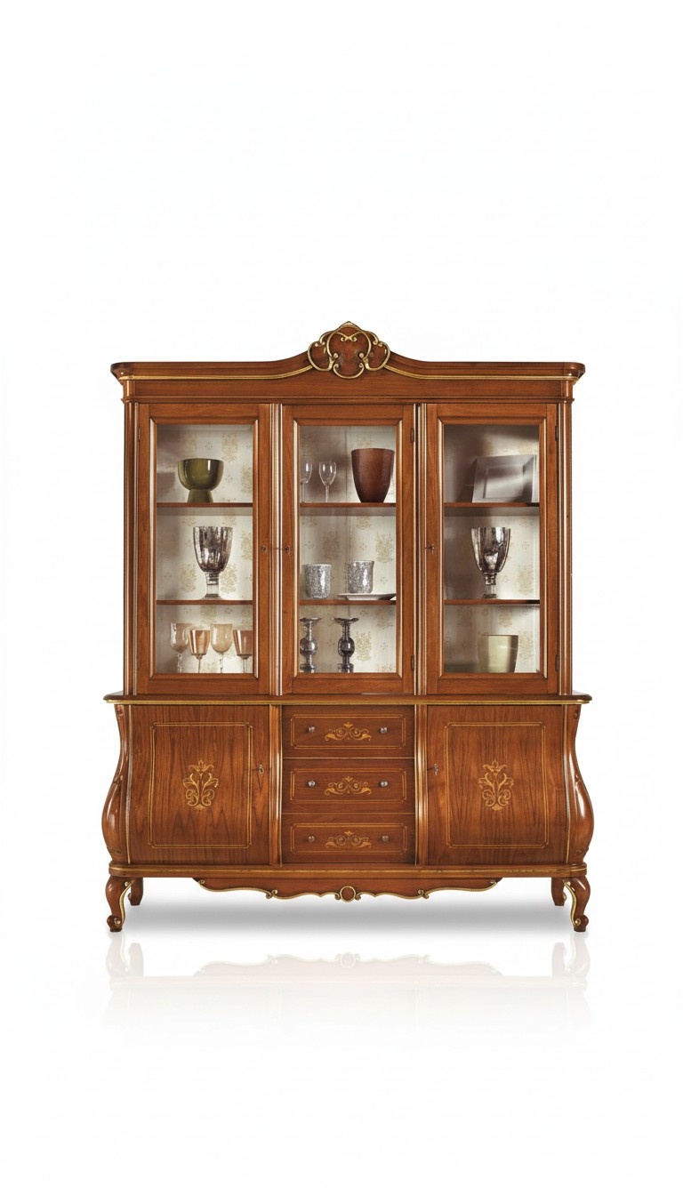 Vitrine Schrank Wohnzimmer Anrichte SchrÃ¤nke Vitrinen XXL Italienische MÃ¶bel