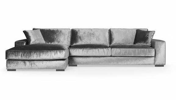 Italienische Stil MÃ¶bel Ecksofa Stoff Wohnzimmer Design Couchen Polster Sofas