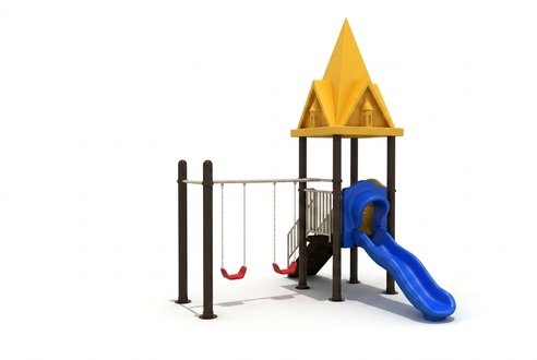 Kinderspielplatz mit Rutsche Schaukeln Outdoor Unterhaltung fÃ¼r Kinder