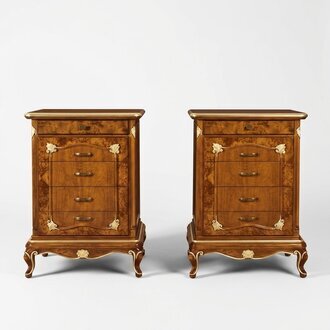 Klassisch Design Kommoden Kommode Schrank Hochschrank Anrichte Schubladen Holz