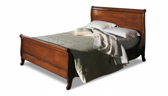 Klassisch Polsterbett MÃ¶bel Schlafzimmer Betten Braun 160x200cm Holz Massiv Neu