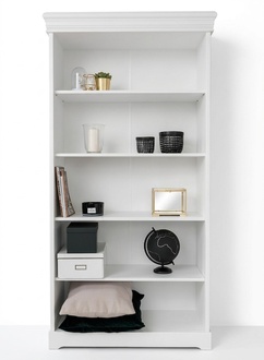 Klassisch Regal Wohnzimmer SchrÃ¤nke Holz Regale BÃ¼cherschrank Landhaus Stil