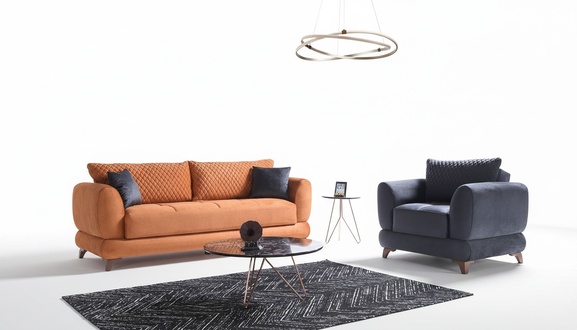 Klassisch Sofagarnitur 3+1 Sitzer Sofa 32er Komplett Set Relax Sessel 2tlg. Neu