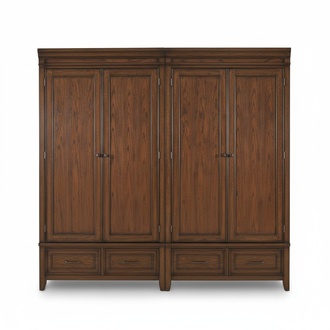 Klassische 2x Kleiderschrank Design Schlafzimmer MÃ¶bel Schrank SchrÃ¤nke Holz Neu