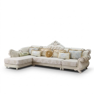 Klassische Ecksofa Couch Polster MÃ¶bel Ecksofas Sofa Textil Barock