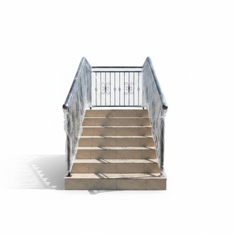Klassische GelÃ¤nder Handgefertigte Balkon Treppen Schmiedezaun Zaun 1lfm #346