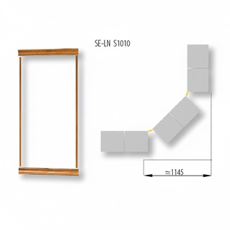 Klassische Kronenabschluss Satz fÃ¼r BÃ¼cherschrank Schrank System SE-LN-S1010