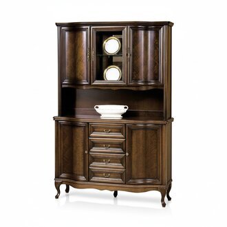 Klassische SchrÃ¤nke Schrank Schrankwand - Model W-N3B Aufsatz Welle