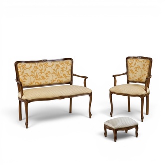 Klassische Sitzgarnitur PolstermÃ¶bel Designe Sitzbank Hocker StÃ¼hle