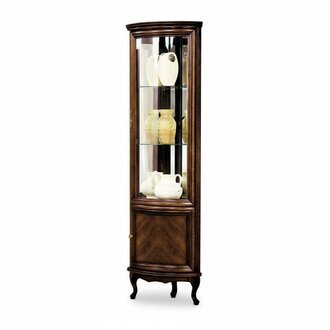 Klassische Vitrine Schrank Italienische MÃ¶bel Vitrinenschrank Vitrinen Neu W-WN