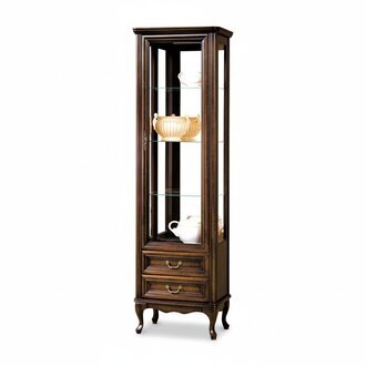 Klassische Vitrine Schrank Italienische MÃ¶bel Vitrinenschrank Vitrinen Neu W-1/2