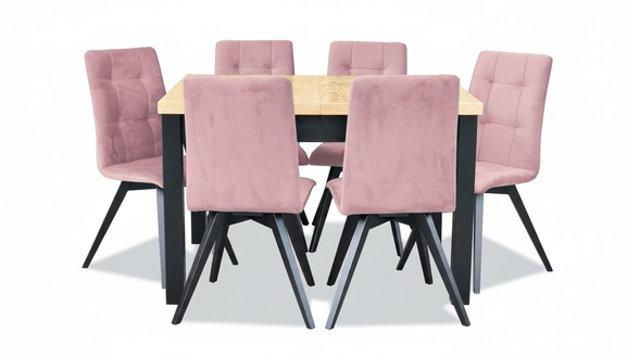 Klassischer Esstisch Tisch Holz Esszimmer Garnitur 6x Stuhl Set StÃ¼hle 7 tlg.Set