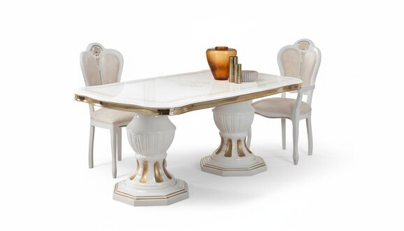 klassischer esstisch tisch wohnzimmer italienischer tische stil mÃ¶bel weiss