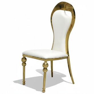Klassischer Esszimmer WeiÃ-Goldener Stuhl PolsterstÃ¼hle Holz StÃ¼hle Neu