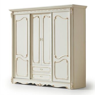 Klassischer Kleiderschrank MÃ¶bel Holz SchrÃ¤nke Schlafzimmer WeiÃ Holz