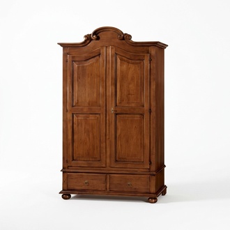 Klassischer Schrank Braun Schrankwand Kleiderschrank Italienische MÃ¶bel