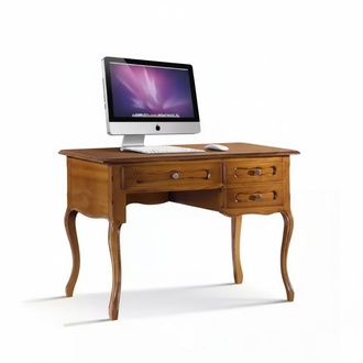 Klassischer Schreibtisch HolzmÃ¶bel Braun Arbeitszimmer MÃ¶bel Schubladen