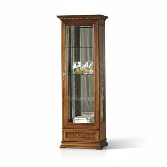 Klassischer Vitrine Vitrinenschrank Vitrinen Schrank Glas Sammler Museum R-W2