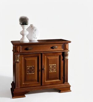 Klassischer Wandschrank Anrichte Holz Buffet Vitrine Luxus Schrank MÃ¶bel