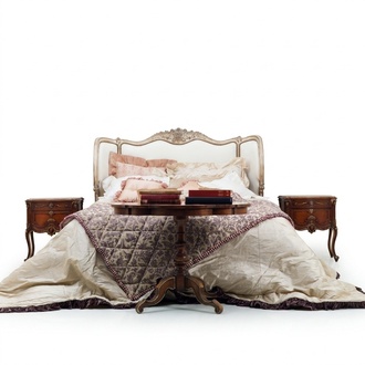 Klassisches Bett Doppelbett Chesterfield Luxus MÃ¶bel Italienische Einrichtung