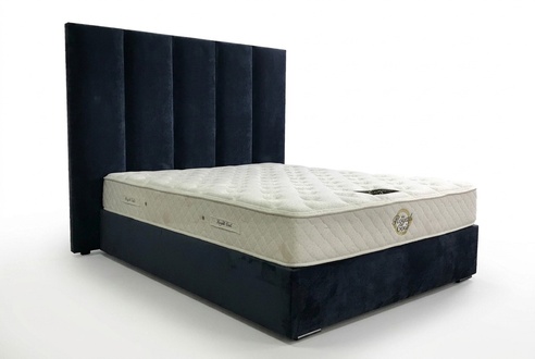 Klassisches Samt Textil Bett Betten Doppel Gepolsterte Hotel Schlazimmer