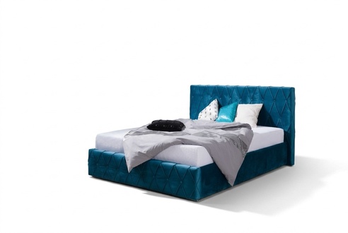 Klassisches Samt Velvet Doppel Design Bett Luxus Design Betten Doppel