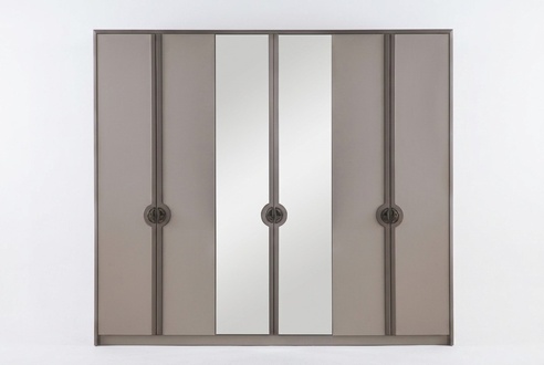 Kleiderschrank Garderobenschrank Schrank Moderne Holzschrank Grau