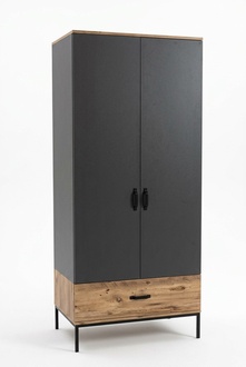 Kleiderschrank Kindezimmer Moderne MÃ¶bel Holz Luxus Design Grau JugendmÃ¶bel