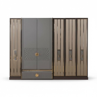 Kleiderschrank Kleiderstauraum Garderobenschrank Ankleideschrank Schrank 280cm