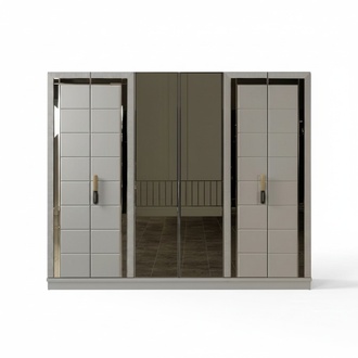 Kleiderschrank Kleiderstauraum Schrank Garderobenschrank Ankleideschrank 260cm