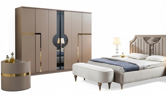 Kleiderschrank Luxus Schrank Schlafzimmer MÃ¶bel Italienische Art Holz SchrÃ¤nke