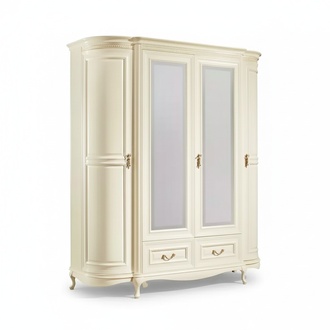 Kleiderschrank Luxus WeiÃer Schlafzimmer schrank Holz mÃ¶bel SchrÃ¤nke
