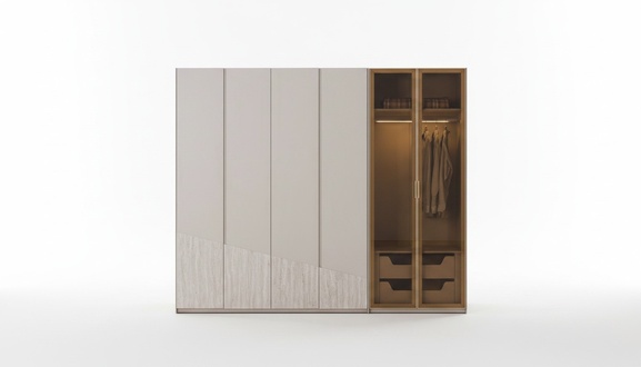 Kleiderschrank Minimalismus und GemÃ¼tlichkeit vereint