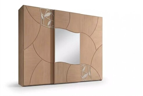Kleiderschrank SchiebetÃ¼ren Schlafzimmer Schrank Wand Holz Spiegel Neu