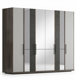 Kleiderschrank Schlafzimmerschrank Garderobenschrank Einbauschrank mit Spiegel