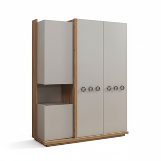 Kleiderschrank SchrÃ¤nke Holz Schrank Kinderzimmer KleiderschrÃ¤nke Beige