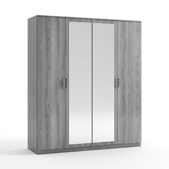 Kleiderschrank SchrÃ¤nke Schrank Schrankwand 4 TÃ¼ren Holz MÃ¶bel Schlafzimmer