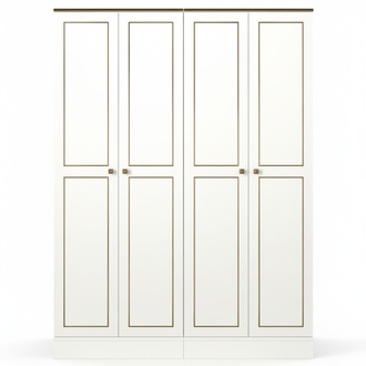 Kleiderschrank Schrank Wandschrank Garderobe Schlafzimmer Modern WeiÃ 140cm