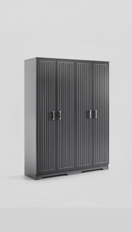 Kleiderschrank Schwarzer Schrank SchrÃ¤nke Schlafzimmer MÃ¶bel design