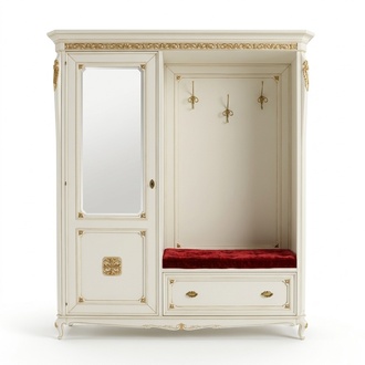 KleiderstÃ¤nder Garderobe Massiv Holz Oberbekleidung Flur Spiegel Italienische