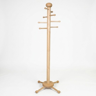 KleiderstÃ¤nder GarderobenstÃ¤nder Holz Kleiderstange Design Garderobe mit 8 Haken