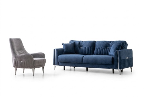 Komfortable Sofagarnitur 3+1 Sitzer Stilvolles Design fÃ¼r Entspanntes Wohnen