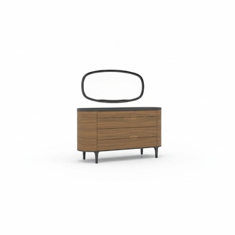 Kommode mit Spiegel Design Luxus Schrank Modern Stil Schlafzimmer MÃ¶bel Neu